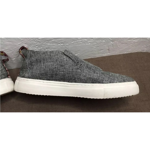 Hey Dude Peyton Women's Sneakers Grey Black Size 8 Lightweight Slip-On Shoes - Picture 10 of 15